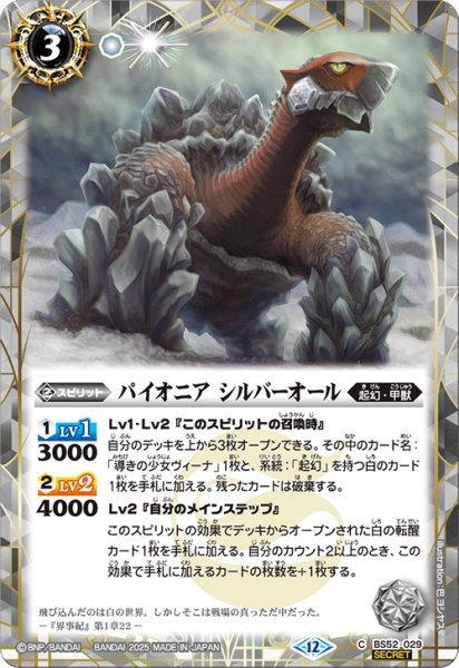 画像1: BS52-029 パイオニア シルバーオール (SECRET) (1)