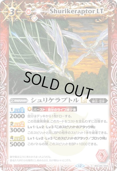 画像1: BSC49-004 シュリケラプトルLT (1)
