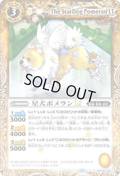 画像1: BSC49-036 星犬ポメランLT (1)