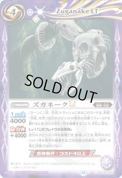 画像1: BSC49-059 ズガネークLT (1)