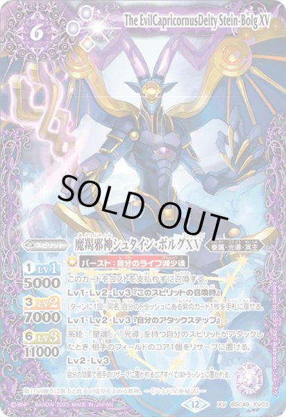 画像1: BSC49-XV03 魔羯邪神シュタイン・ボルグXV (1)